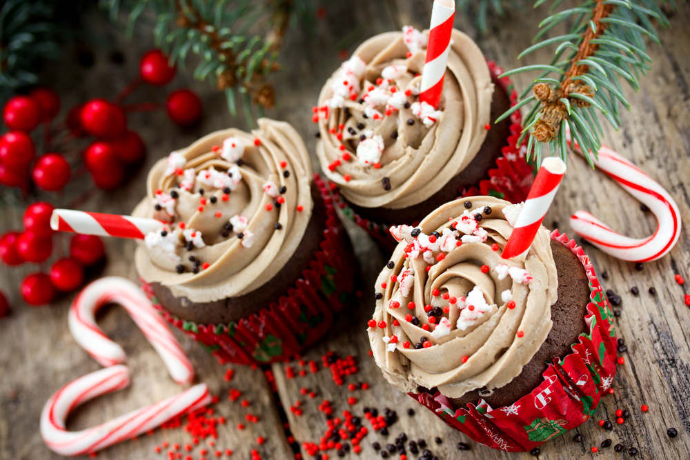 Christmas Cupcake Ideas | Cut Side Down- recipes for all types of food