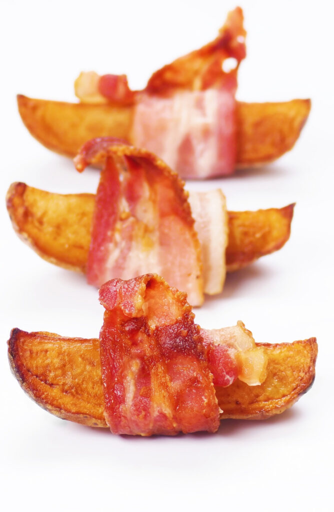 When it comes to side dishes, the potato is king of them all. Not only are these potato side dishes easy, but they are so versatile. Check out this recipe for bacon wrapped russet wedges. 