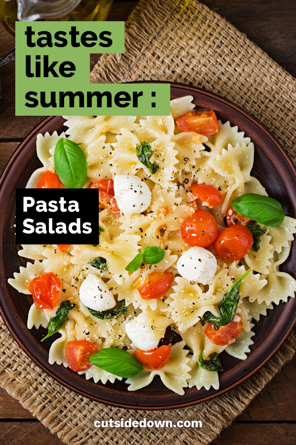 I love food. I love Summer. But I don't like to eat a lot of food when it is hot. Something light is more my style. These pasta salad recipes are just perfect for a summer meal. Read the post for some seasonal pasta salad ideas. #summerrecipes #pastasalad #summerpastasalad