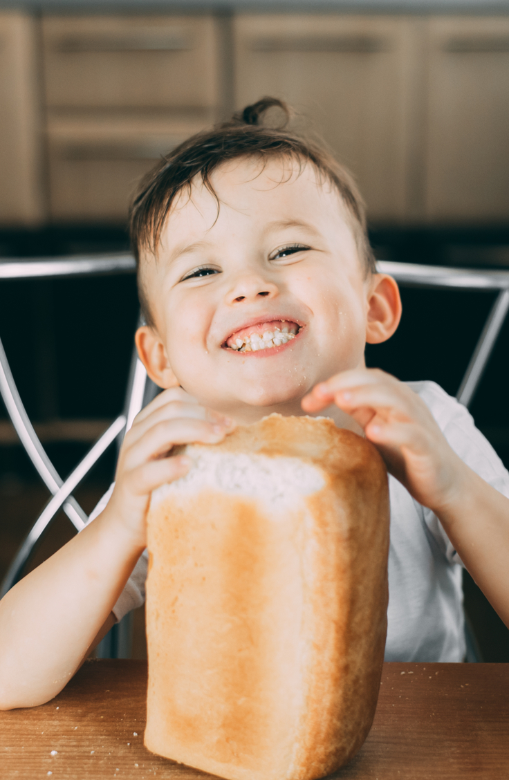 Butter bread takes your average white bread recipe up a notch or two. It has a beautifully crispy crust and deep flavor. This bread will keep your kids smiling all day long. 