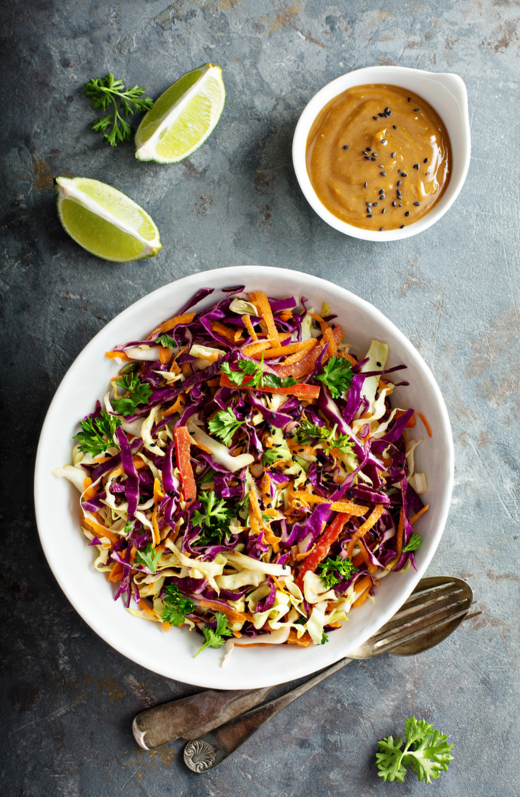Southeast Asian Herb Slaw