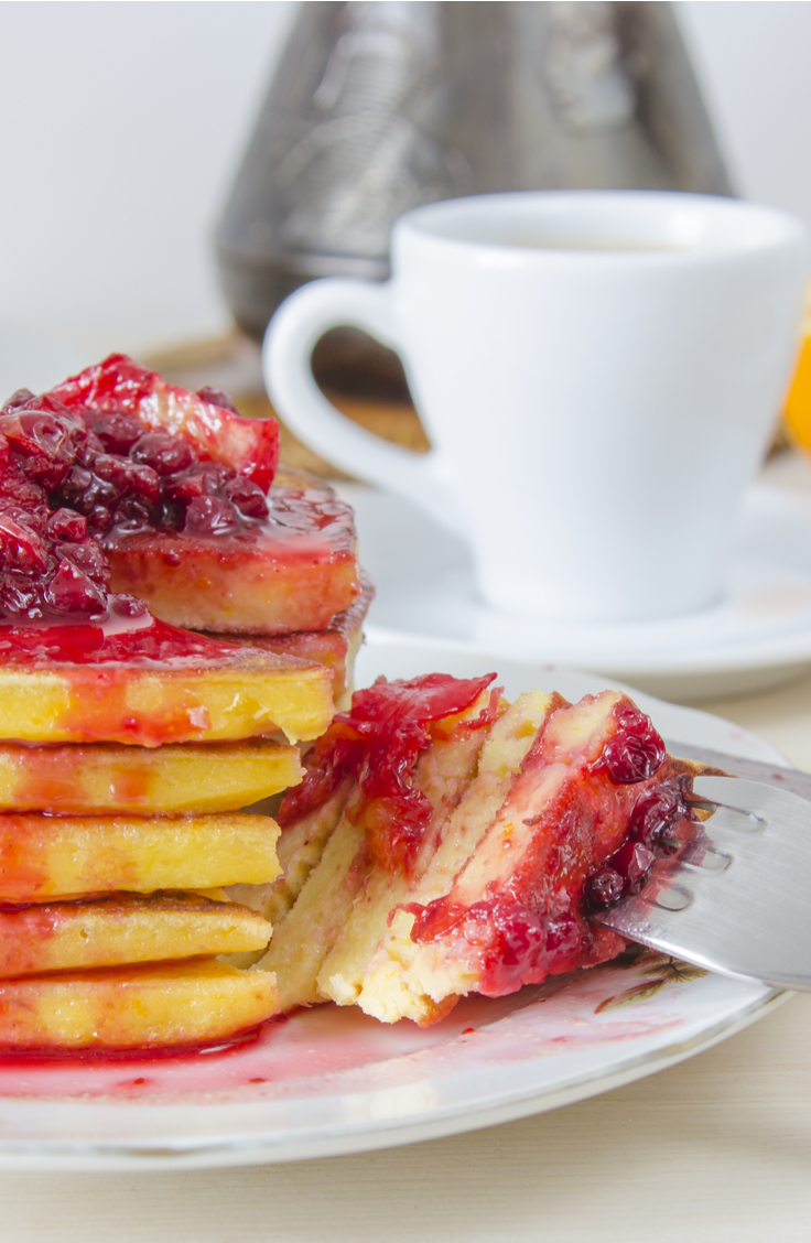 Sweet Potato Casserole Pancakes