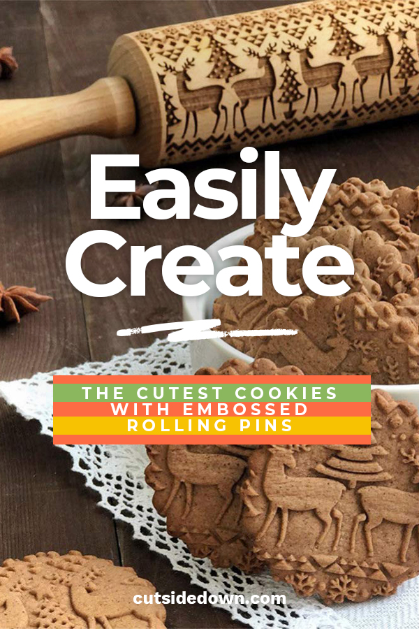 Embossed rolling pins are the fastest way to create cute designs on cookies. We want to show you the many patterns available, ones for Christmas, easy recipes and more. Who doesn't love cute cookies? You will be so excited with the designs and everyone else will think you are a cookie expert. Check them out!