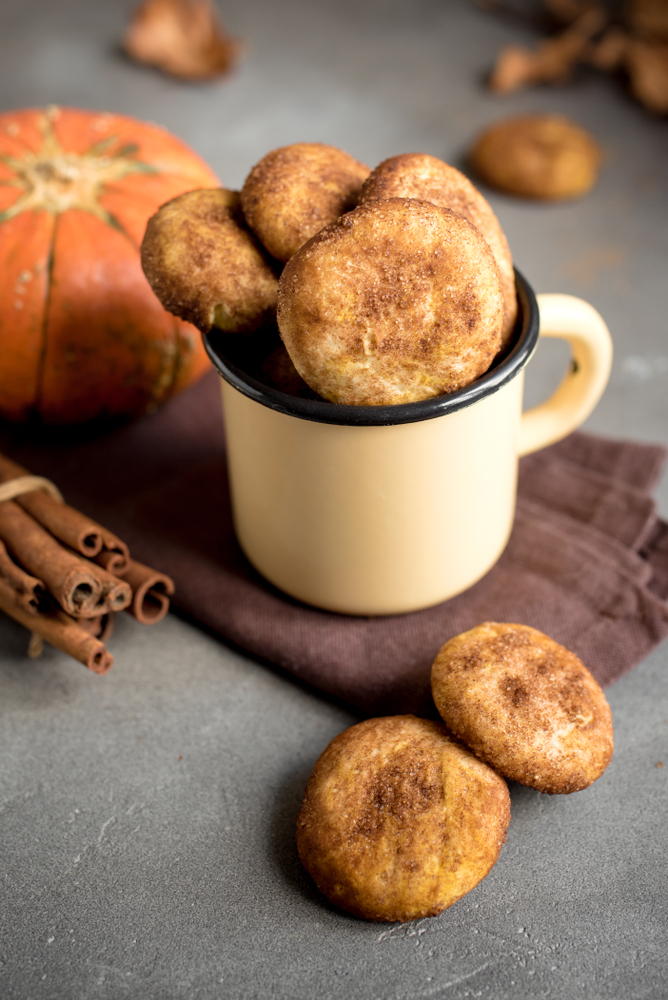 Pumpkin cheesecake snickerdoodles are the perfect Thanksgiving dessert. For more Thanksgiving desserts that aren't pie, look here! 