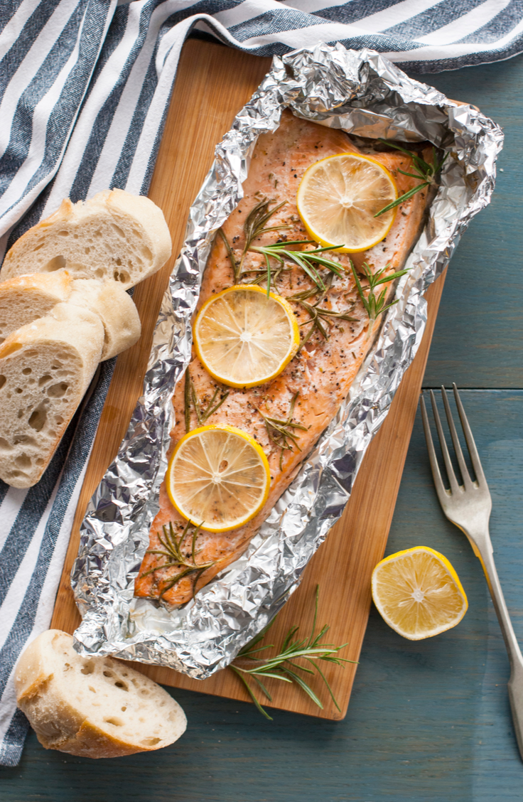 From brown sugar to teriyaki to asparagus and lemon, we've gathered some of our favorite salmon recipes baked in foil! You will love them! 
