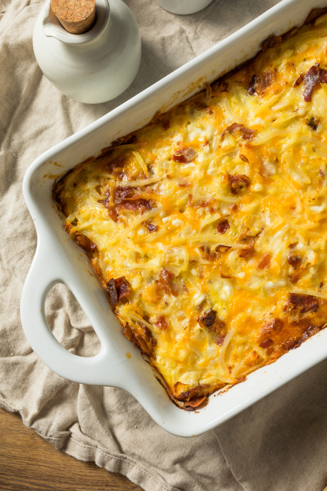 If you haven't used riced cauliflower when cooking, then you're missing out! Check out these delicious riced cauliflower recipes! This cauliflower breakfast casserole is amazing! 