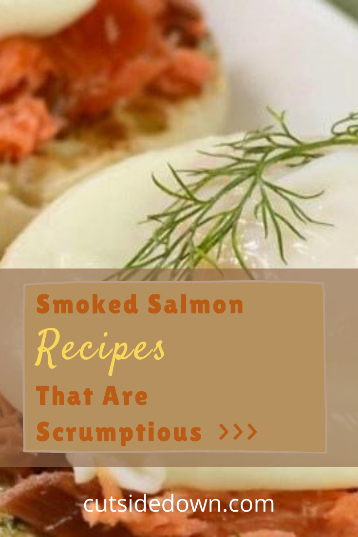 There are so many delicious recipes for salmon, but smoked salmon opens up an entire new array of options. Find out which one you'll want to do in my blogpost on smoked salmon recipes! #cutsidedownblog #smokedsalmon #dinnermenu