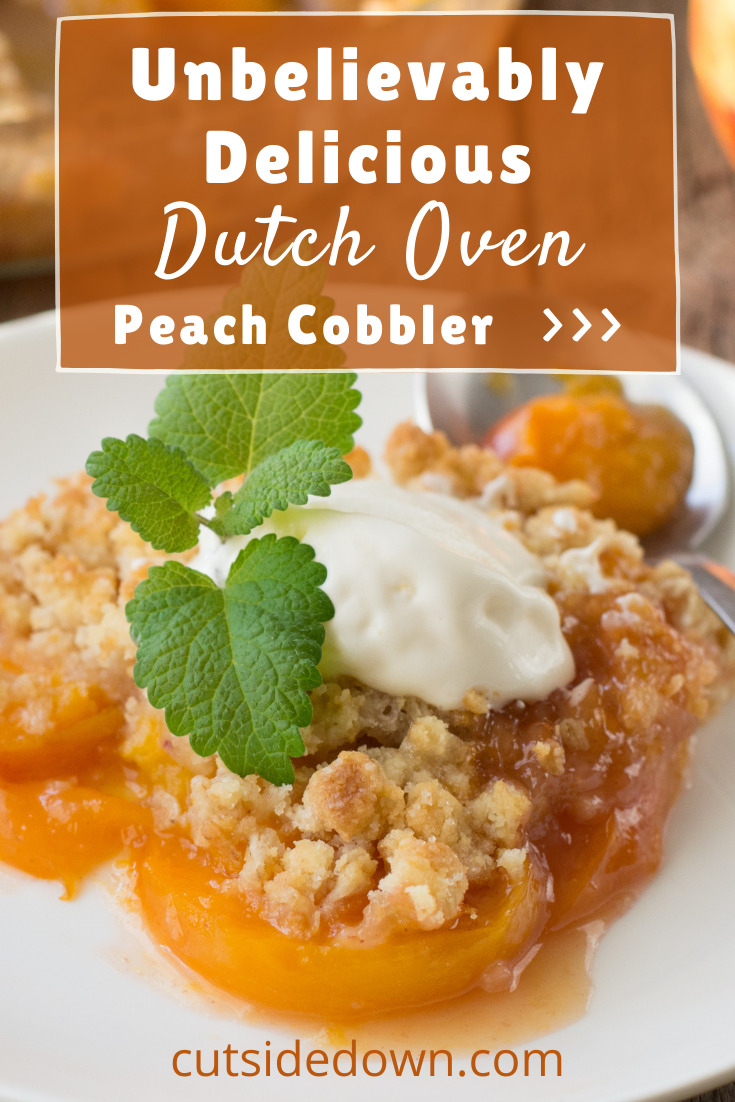 Cutsidedown.com is the best place to go for new recipes, cooking tips, and kitchen ideas. Satisfy your sweet tooth with this amazing recipe for peach cobbler. Cooking in a dutch oven adds an incredibly homey and rugged touch to a classic dish!