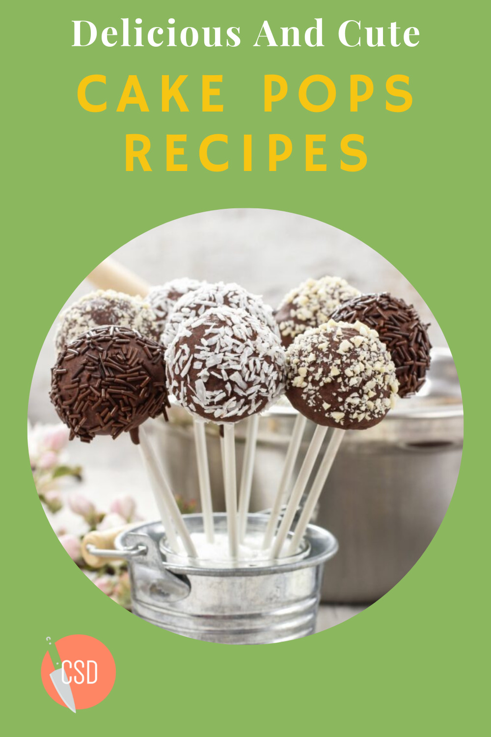 Cutsidedown.com is loaded with the best food and drink recipe ideas for any occasion. Find out what you should prepare for your next event. These cake pop recipes are cute, sweet, and absolutely delicious.