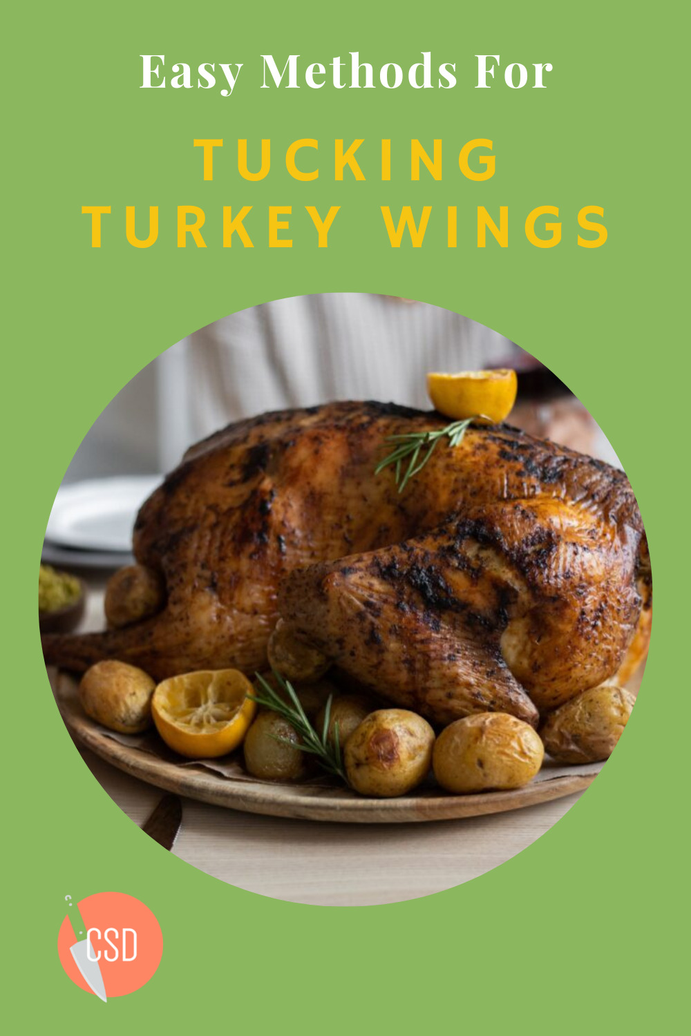 Cutsidedown.com is the best place on the internet to find your new favorite recipes! Get amazing ideas for food and drink to impress all of your friends and family. Next time you want to prepare a turkey dinner, use this easy method for tucking the wings!