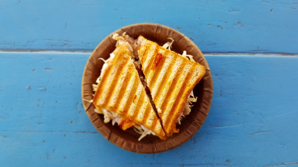 The most incredible inside out grilled cheese sandwich