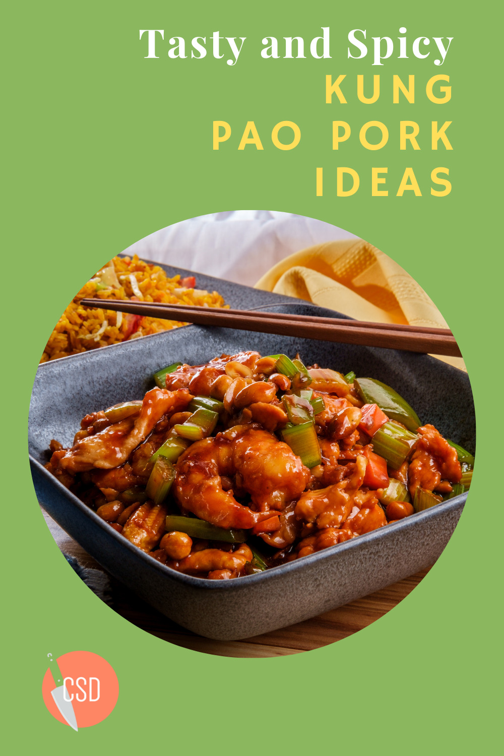 Cutsidedown.com is loaded with the best food and drink recipe ideas for any occasion. Find out what you should prepare for your next event. This Kung Pao Pork recipe will become your family's new staple.