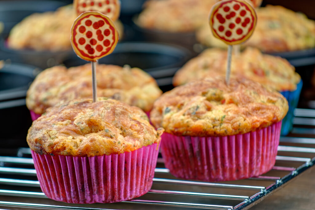 pizza cupcakes